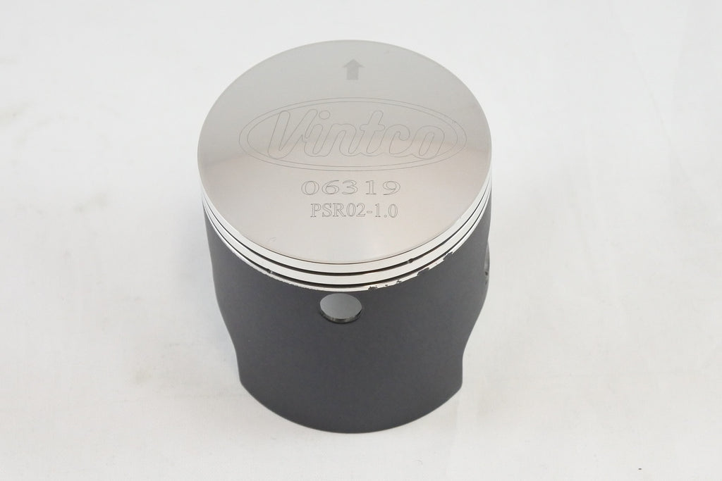PISTON KIT 74-81 CAN AM SWM 175 MX TNT QUALIFIER 63.0mm 1.0mm OVER VINTCO PSR02-1.0