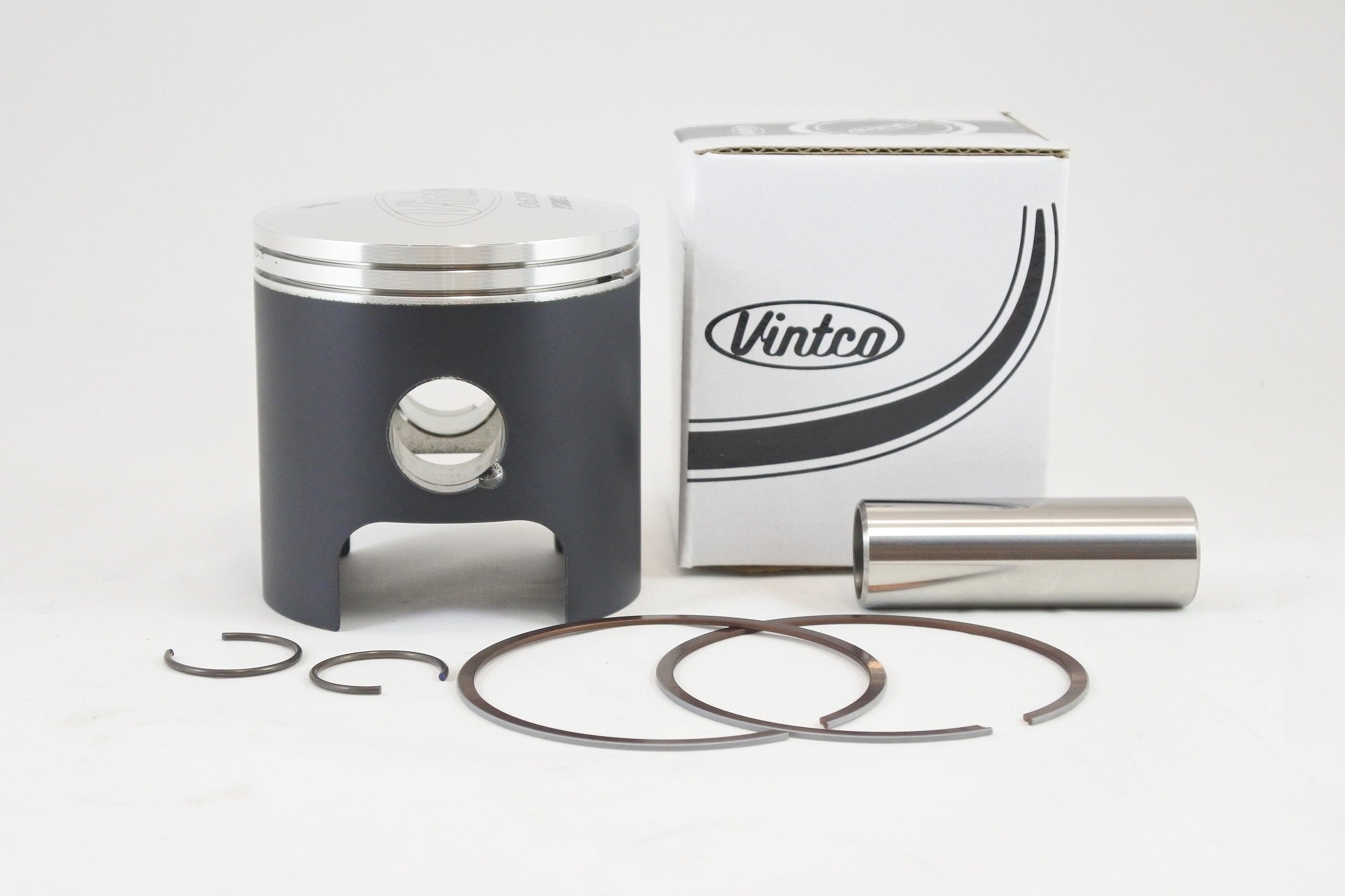 PISTON KIT 74-81 CAN AM SWM MX TNT QUALIFIER 175 63.5mm VINTCO PSR02-1.5