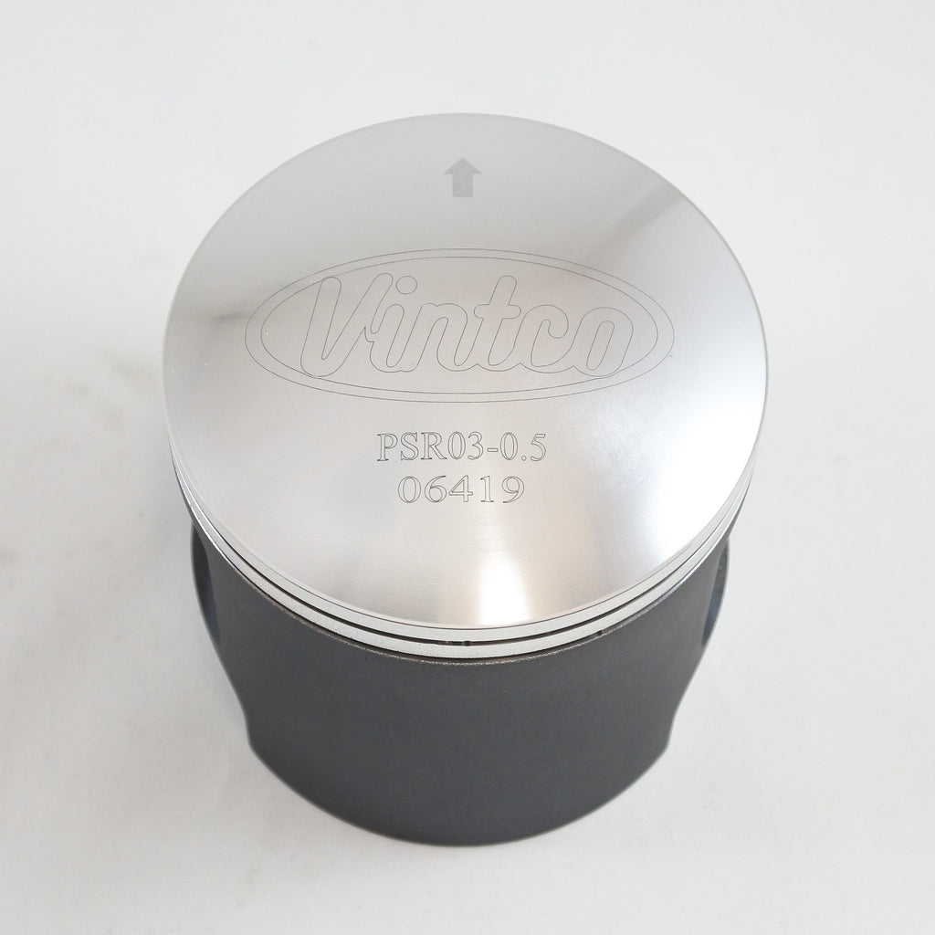 PISTON KIT 74-78 CAN AM SWM MX TNT QUALIFIER 250 74.5mm 0.5mm OVER VINTCO PSR03-0.5