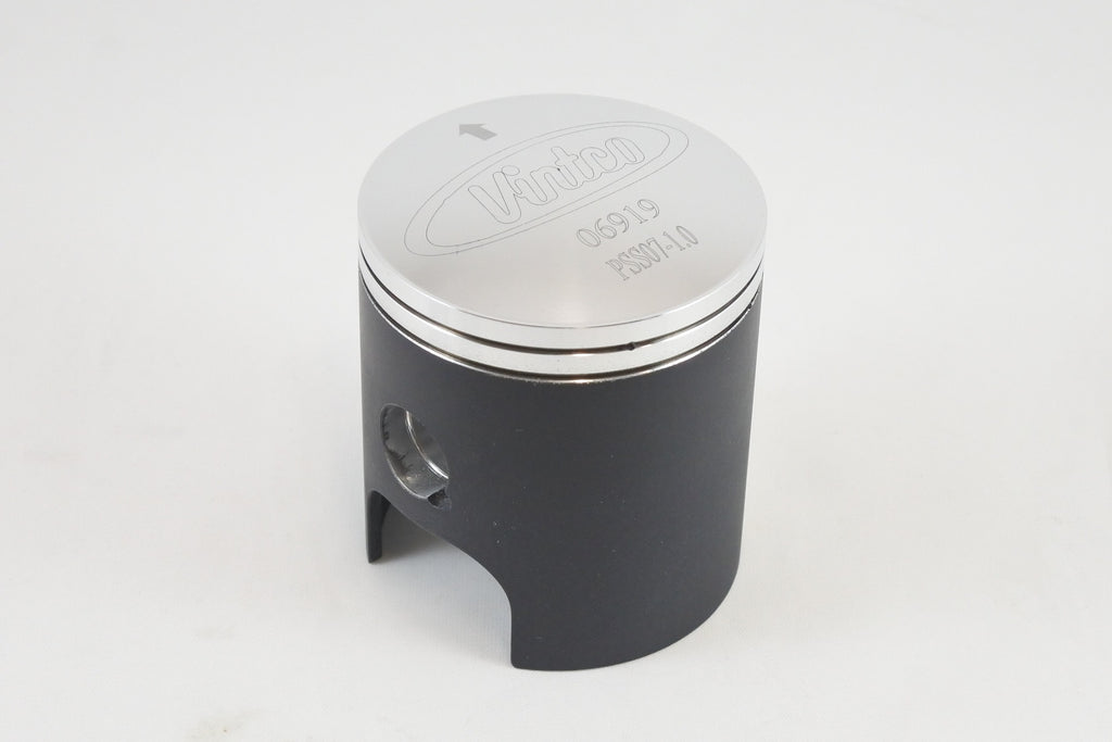 PISTON KIT 71-81 SUZUKI DS RV TC TS 125 57.0mm 1.0mm OVER VINTCO PSS07-1.0