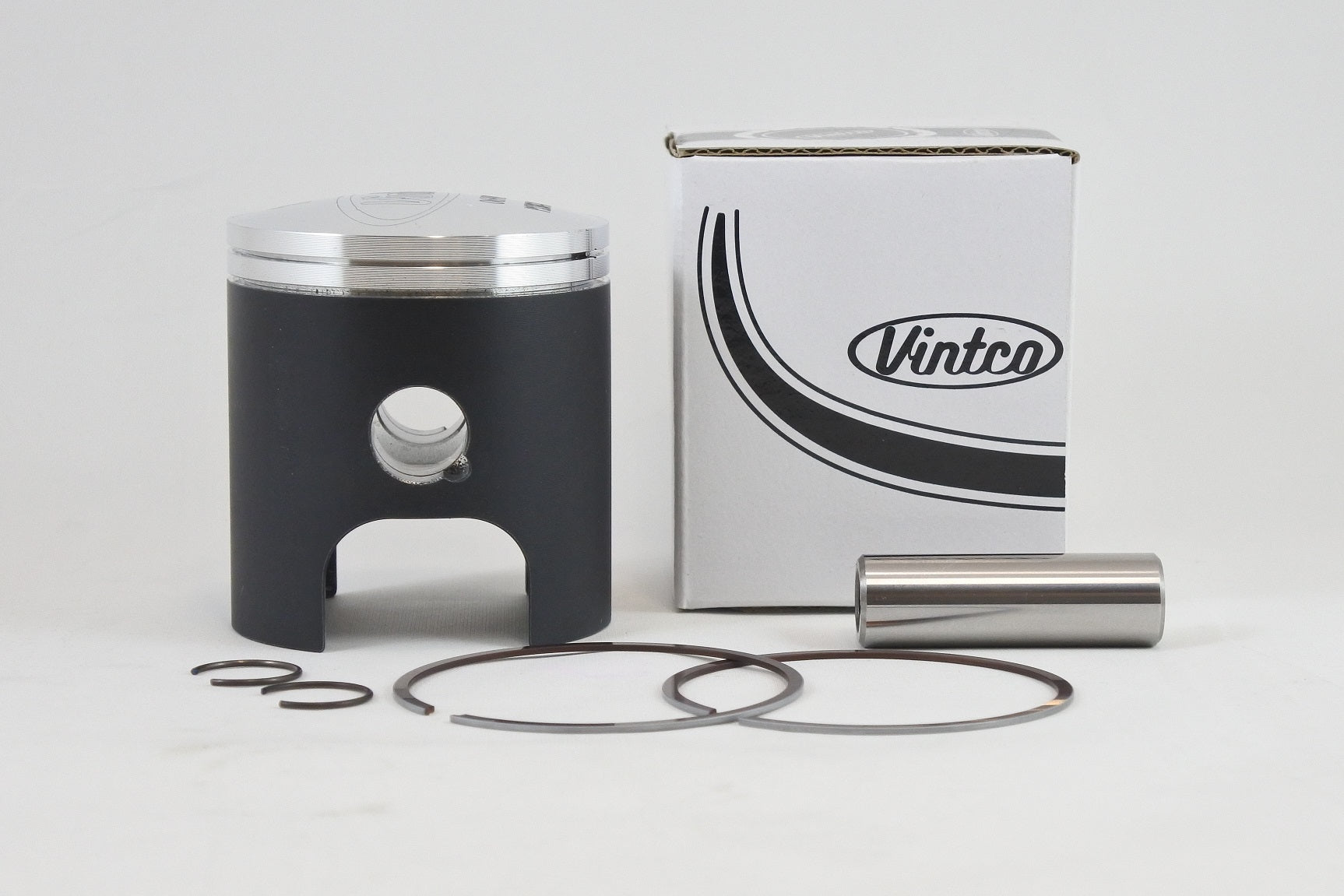 PISTON KIT 71-81 SUZUKI TC DS RV TS 125 58.0mm 2.0mm OVER VINTCO PSS07-2.0