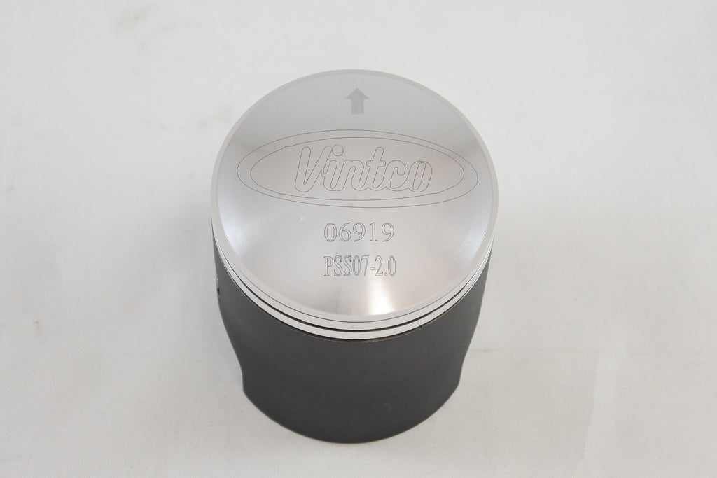 PISTON KIT 71-81 SUZUKI TC DS RV TS 125 58.0mm 2.0mm OVER VINTCO PSS07-2.0