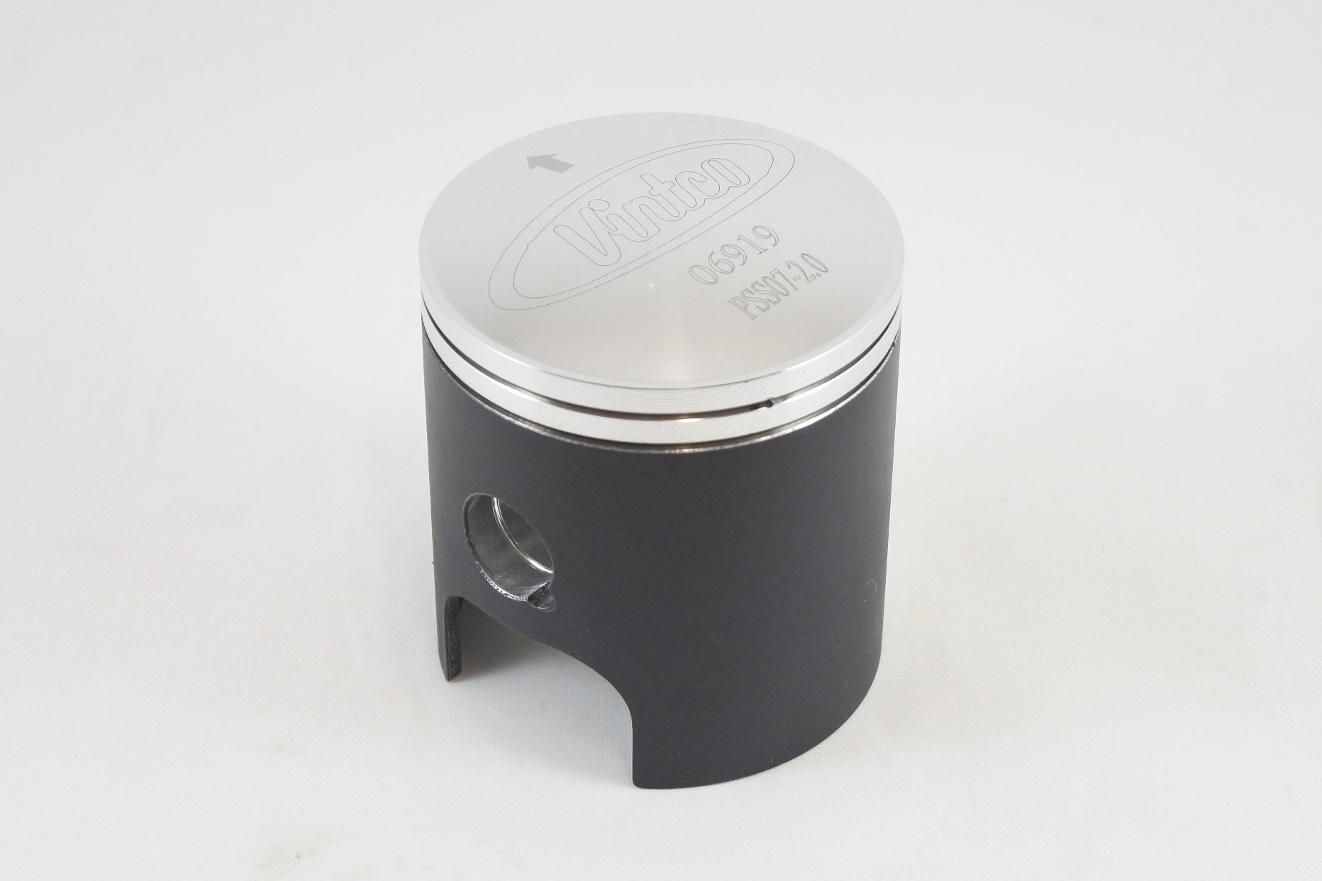 PISTON KIT 71-81 SUZUKI TC DS RV TS 125 58.0mm 2.0mm OVER VINTCO PSS07-2.0