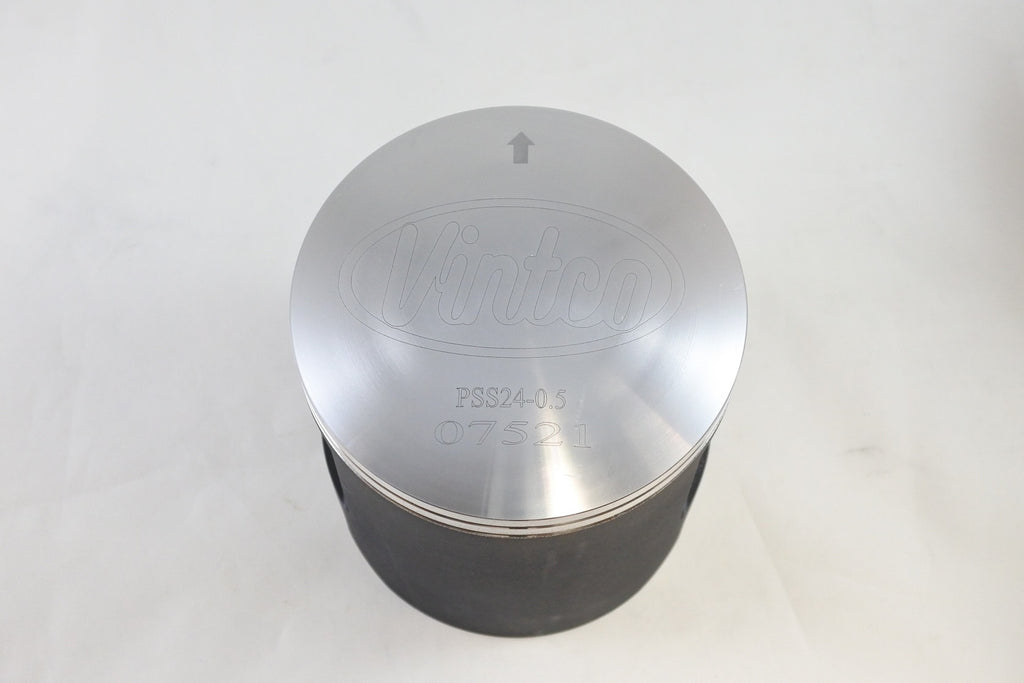 PISTON KIT 87-90 SUZUKI LT R 500 86.5mm OVER VINTCO PSS24-0.5