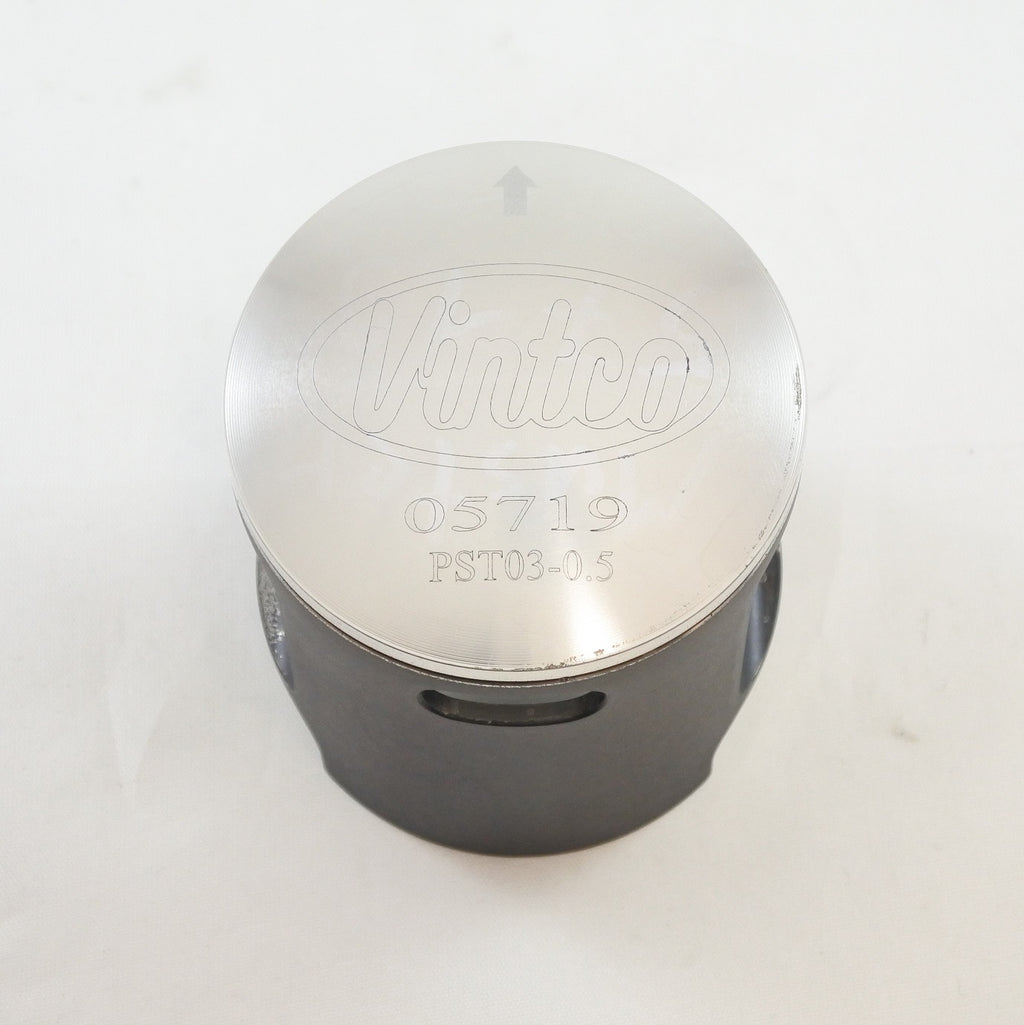 PISTON KIT 77-81 KTM GS MC 175 64.0mm 0.5mm OVER VINTCO PST03-0.5