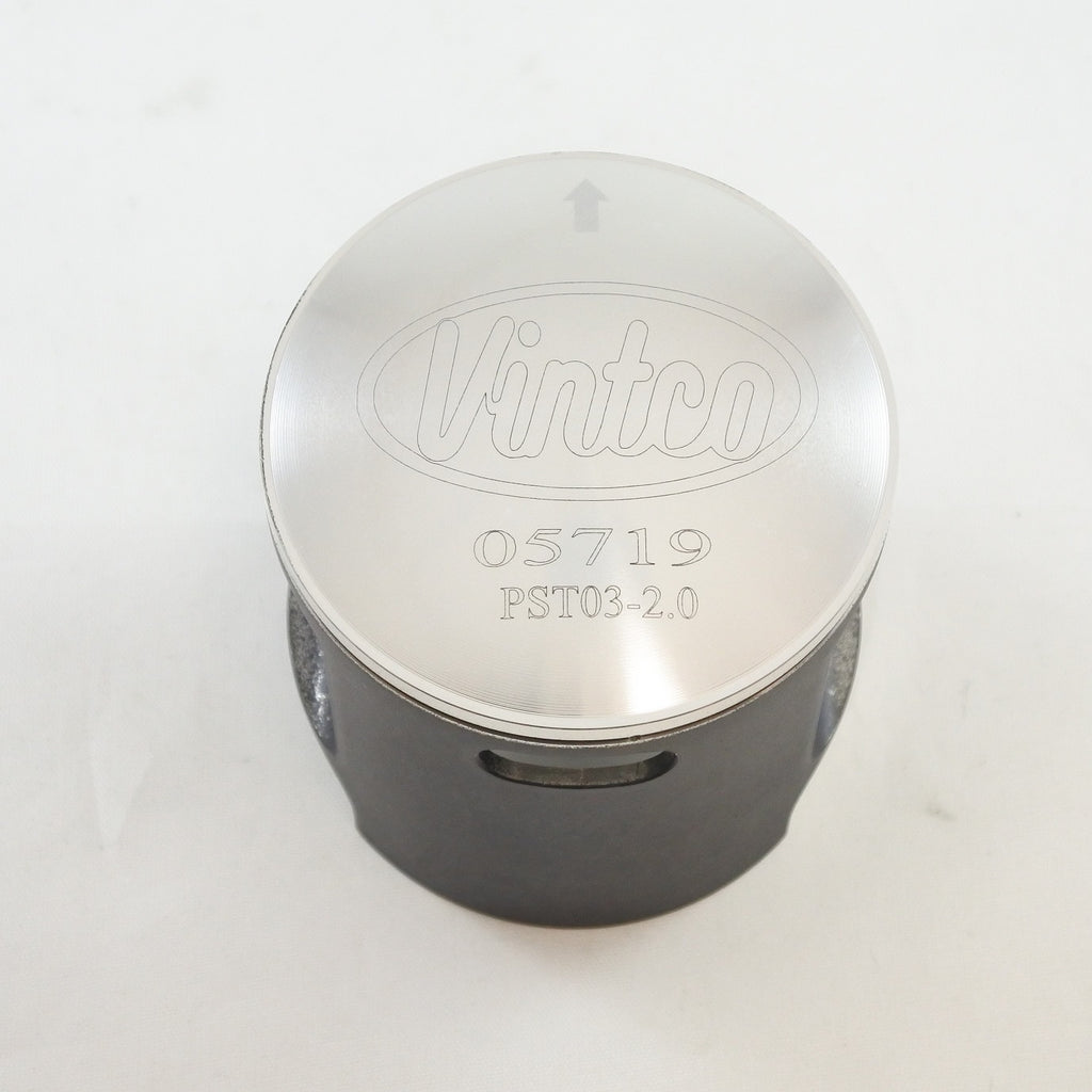 PISTON KIT 77-81 KTM GS MC 175 65.5mm 2.0mm OVER VINTCO PST03-2.0