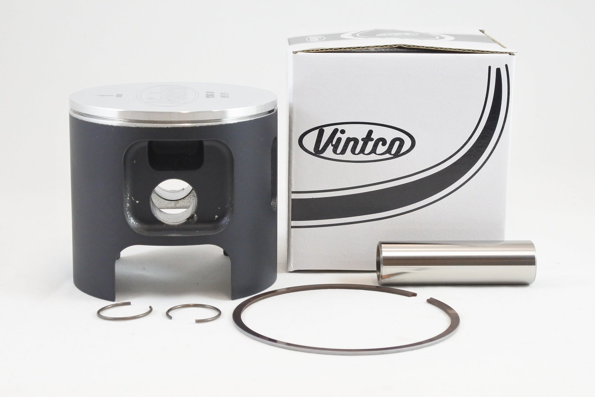 PISTON KIT 77-80 HUSQVARNA CR WR 390 84.0mm 1.0mm OVER VINTCO PSU02-1.0
