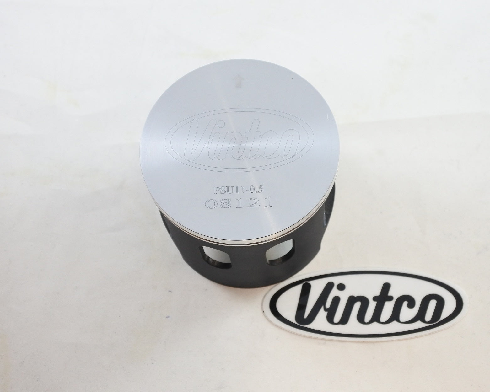 PISTON KIT 84-88 HUSQVARNA WR 430 86.5mm 0.5mm OVER VINTCO PSU11-0.5