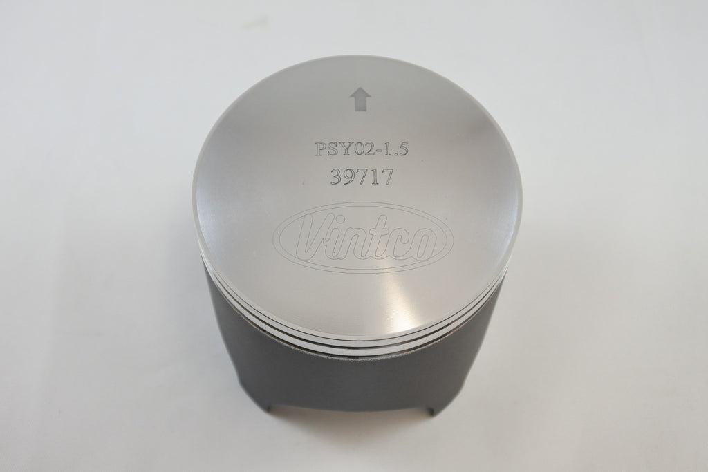 PISTON KIT 72-80 YAMAHA DT IT MX TY YZ 2 3 250 71.5mm 1.5mm OVER VINTCO PSY02-1.5