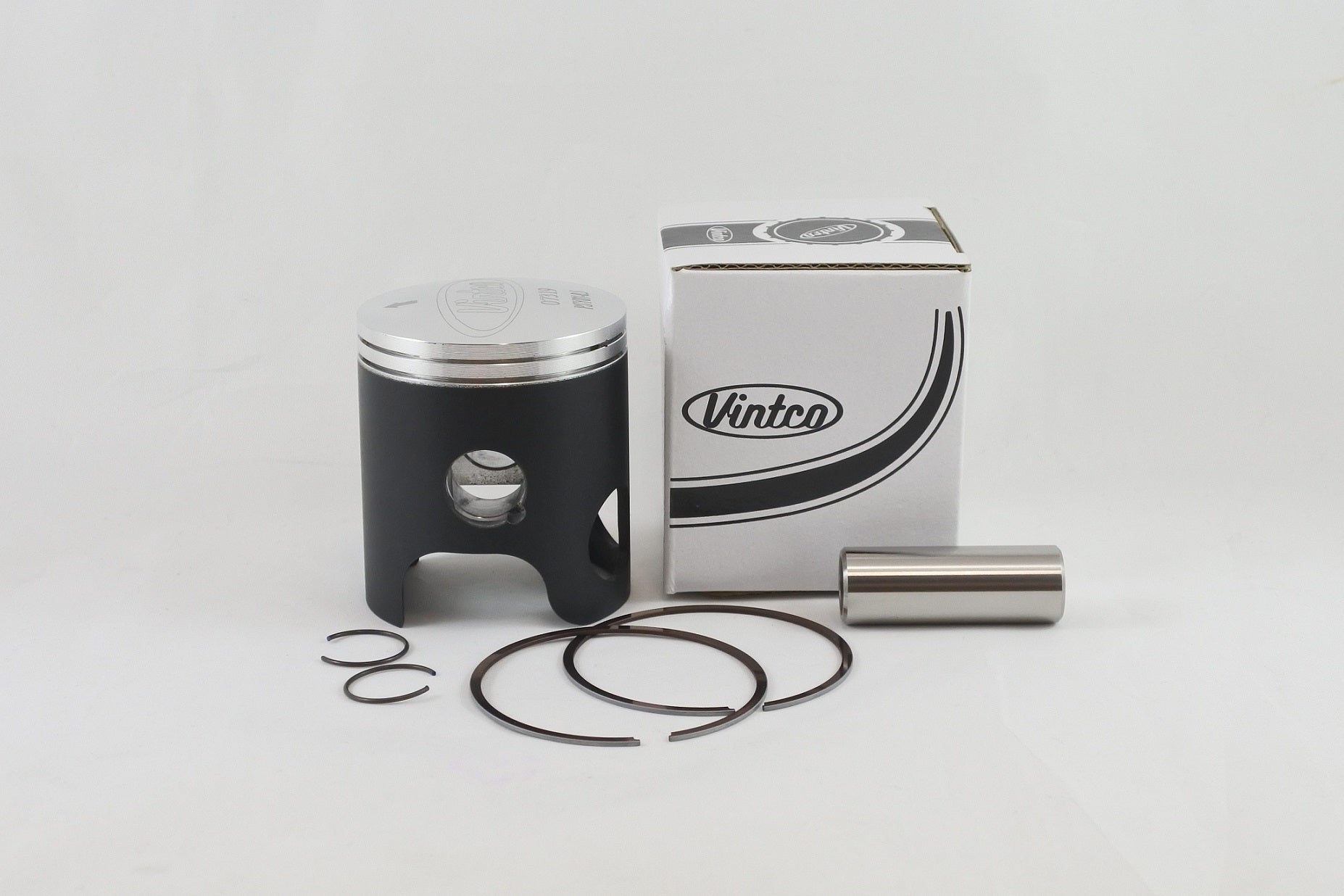 PISTON KIT 74-81 YAMAHA DT 125 56.5mm 0.5mm OVER VINTCO PSY07-0.5