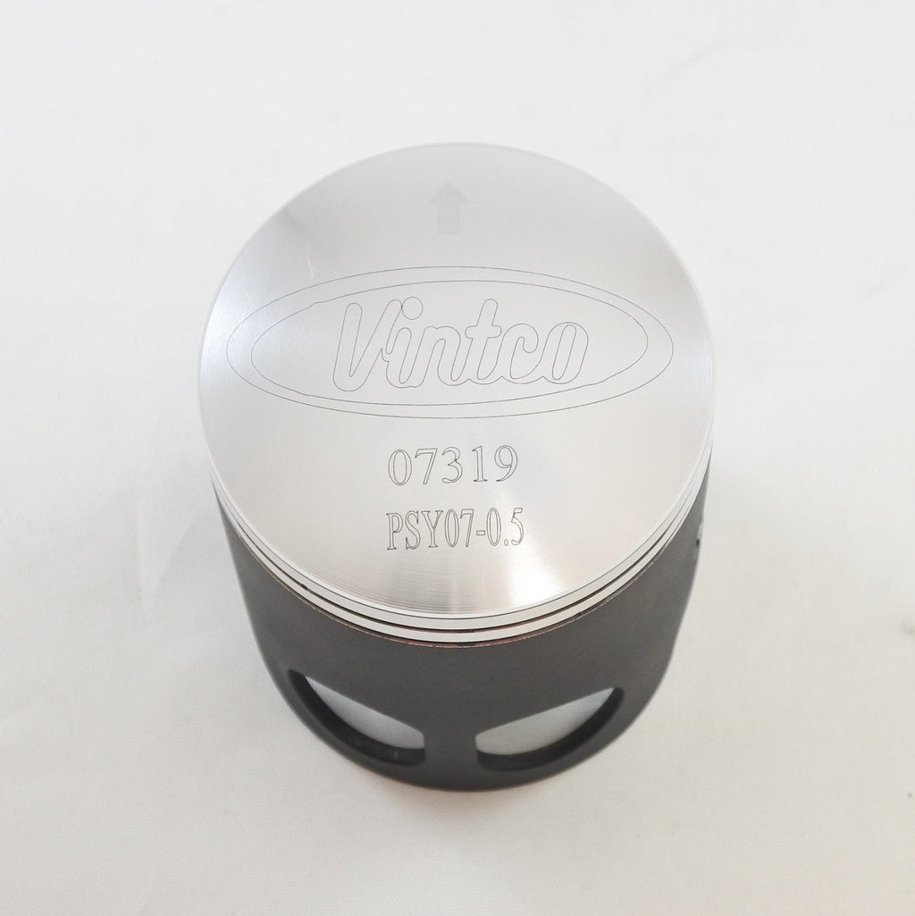 PISTON KIT 74-81 YAMAHA DT 125 56.5mm 0.5mm OVER VINTCO PSY07-0.5