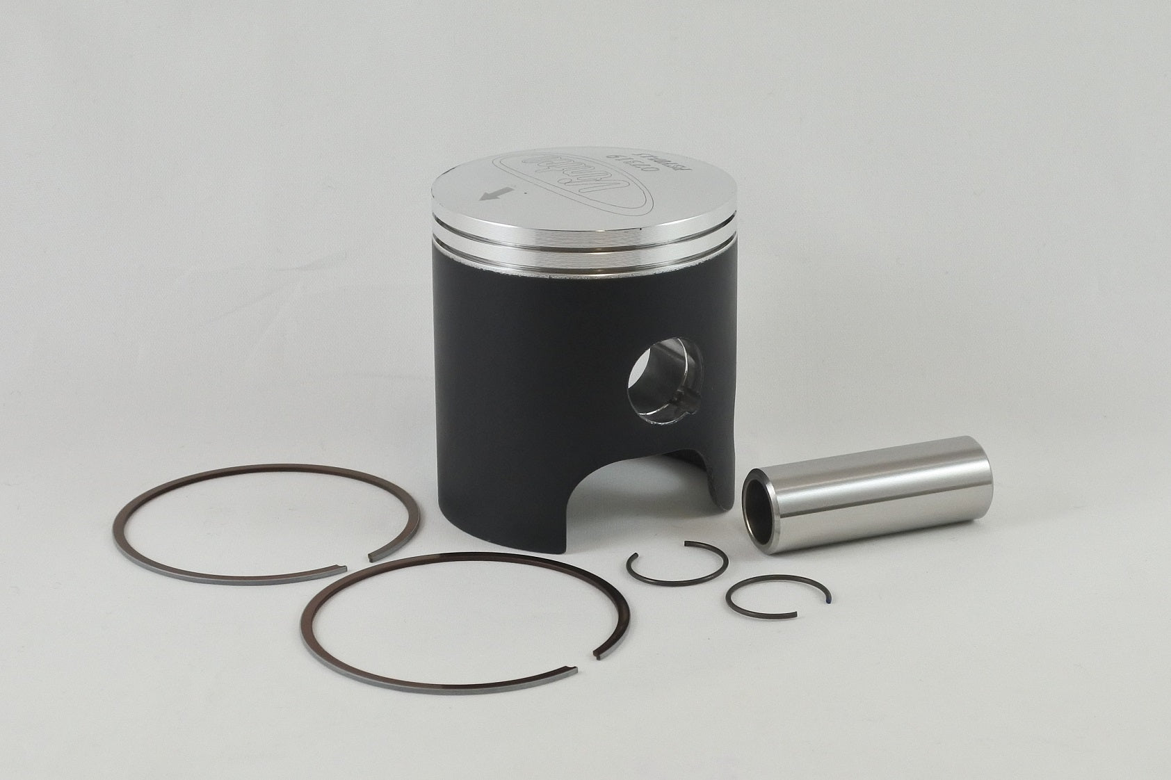 PISTON KIT 74-81 YAMAHA DT 125 57.5mm 1.5mm OVER VINTCO PSY07-1.5