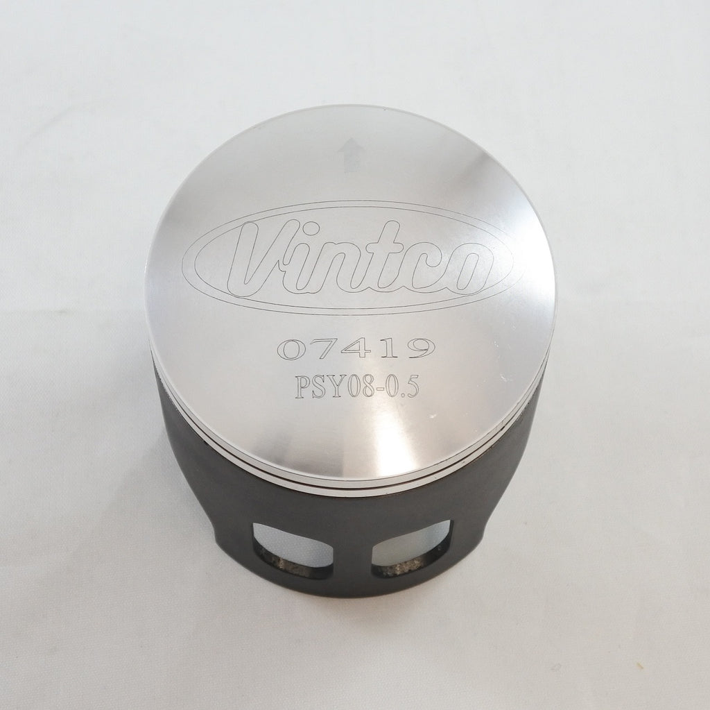 PISTON KIT 76-81 YAMAHA YZ IT 175 66.5mm 0.5mm OVER VINTCO PSY08-0.5