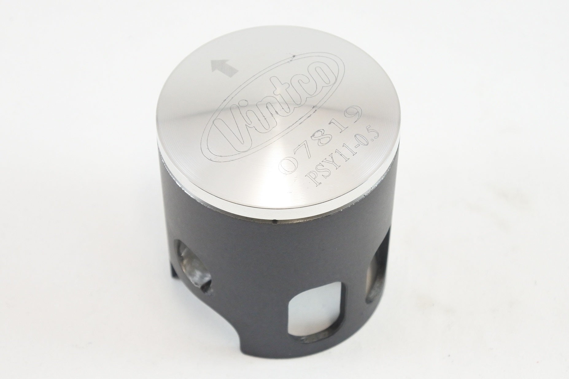 PISTON KIT 76-80 YAMAHA YZ 80 49.5mm 0.5mm OVER VINTCO PSY11-0.5