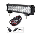 300mm 12 LED SPOT LIGHT BAR 24 LED 72W 12V + WIRING KIT INCLUDED