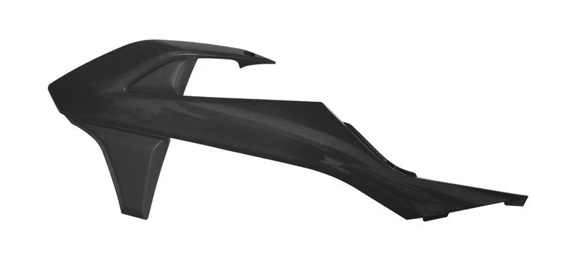 RADIATOR SCOOPS 21-23 MC50, MC-E 3 / MC-E 5 BLACK, RTECH R-CVKTMNR0050