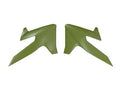 RADIATOR SCOOP TRIUMPH TF 250 450 R-TECH R-CVTRIVN0025 NAVY GREEN