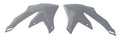 RADIATOR SCOOPS 2023-25 YZ450F YAMAHA QUANTUM GREY, RTECH R-CVYZFGR0023