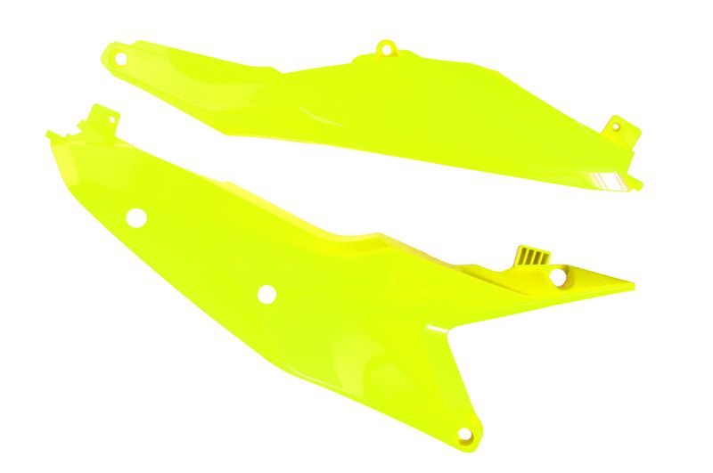 SIDE PANELS 2023-25 SX/SX-F, 2024-2025 EXC/EXC-F KTM, NEON YELLOW, RTECH R-FIKTMGF0023