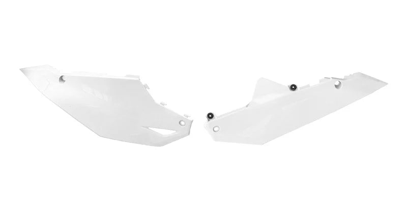 SIDE PANELS KAWASAKI KX 450 2024-2025 WHITE, R-TECH R-FIKXFBN0024