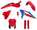 PLASTIC KIT/6 2024-25 BETA RX 300-450 BETA RED BLUE RTECH R-KITBET-RSB-624