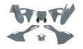 PLASTIC KIT/6 2024-2025 GASGAS QUANTUM GREY, RTECH R-KITGAS-GR0-623