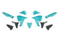 PLASTIC KIT KOVE 800 2025 R-TECH R-KITKOV-VA1-025 AQUAMARINE GREEN & BLACK
