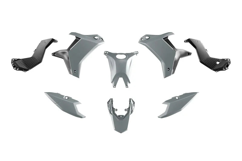 PLASTIC KIT YAMAHA TENERE 700 2025 R-TECH R-KITT70-GR1-025 GREY & BLACK