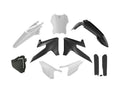 PLASTIC KIT TRIUMPH TF 250 450 R-TECH R-KITTRI-OEM-025 BLACK WHITE