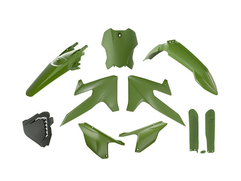 PLASTIC KIT TRIUMPH TF 250 450 R-TECH R-KITTRI-VN0-025 NAVY GREEN