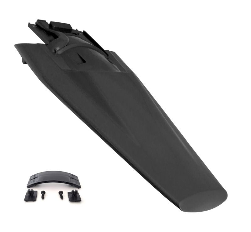 REAR FENDER 2023-2025 TC/FC HUSKY BLACK, RTECH R-PPHSQNR0023
