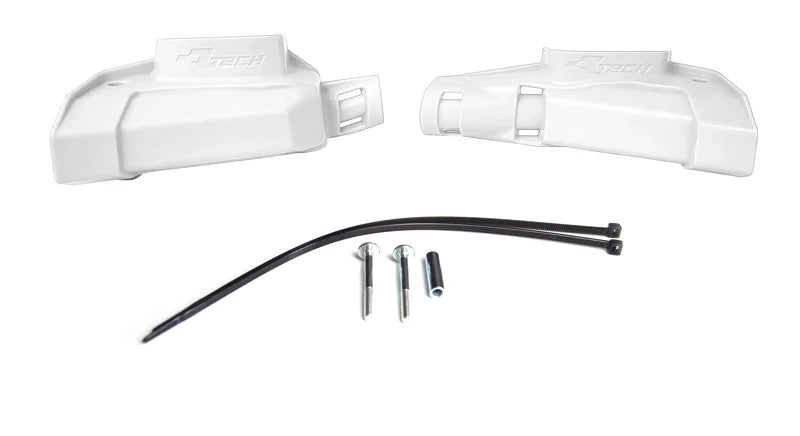 BREMBO MASTER CYLINDER PROTECTOR GUARDS WHITE RTECH R-PRTPUMPBN06