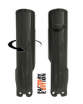 FACTORY FULL WRAP FORK GUARDS 2023/2024 KTM SX/SX-F, HUSKY FC/TC, BLACK, RTECH R-PSKTMNR0093