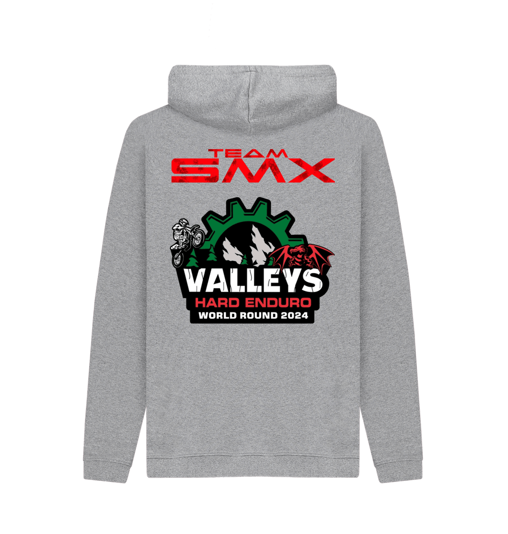 Light Heather Printed Hoody Back