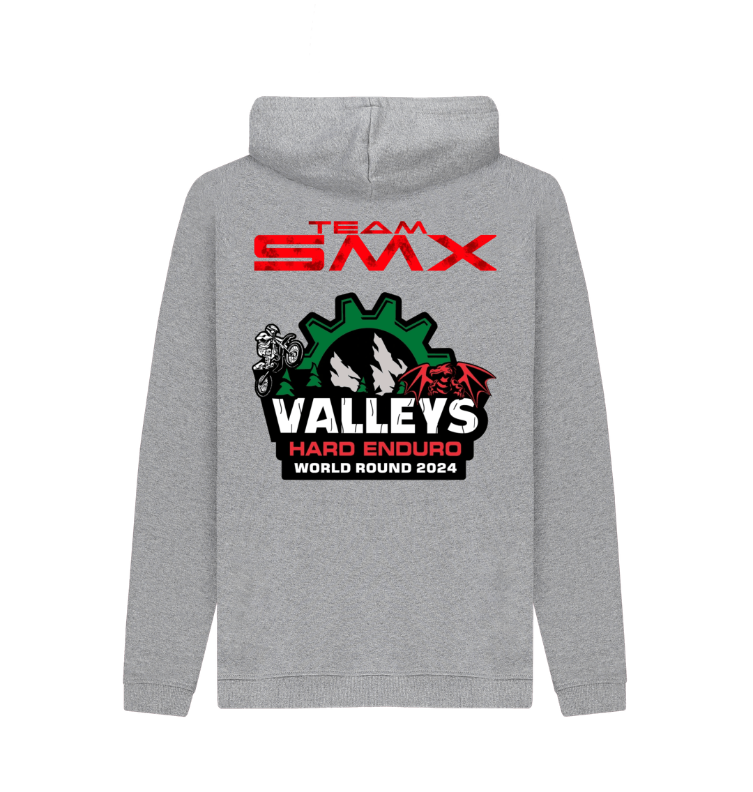 Light Heather Printed Hoody Back