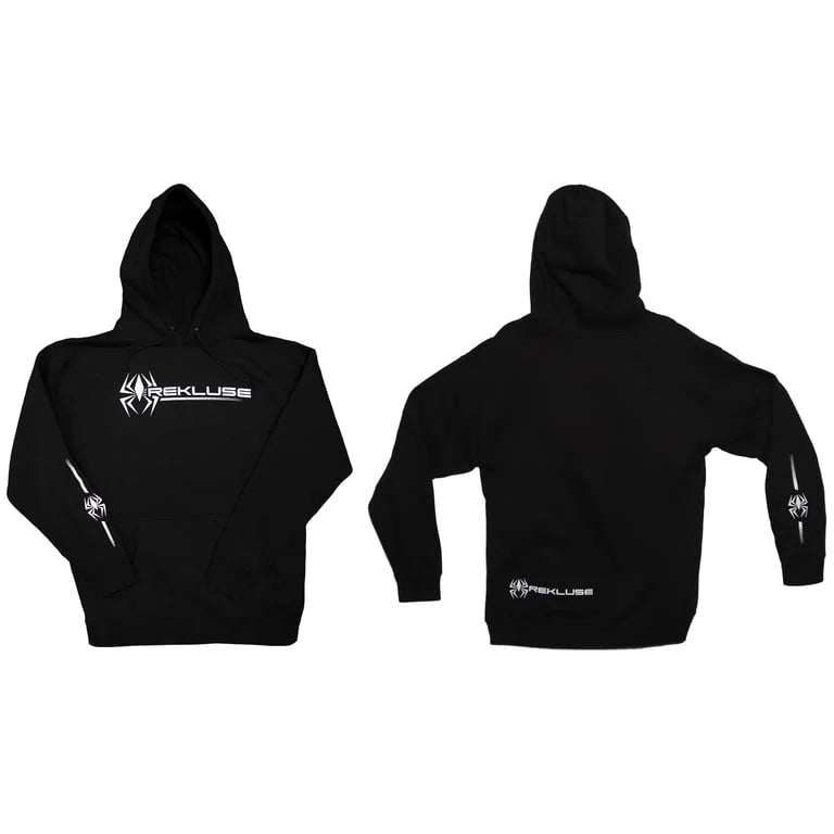 HOODED PULLOVER BLACK HEAVYWEIGHT L REKLUSE RMS-960-L