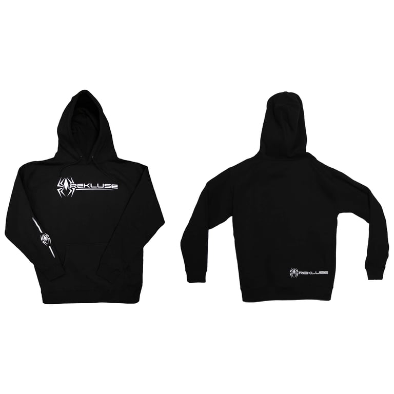 HOODED PULLOVER BLACK HEAVYWEIGHT 2XL REKLUSE RMS-960-XXL