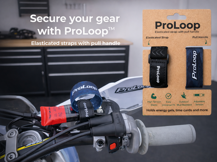 Proloop Elasticated bar strap - Gels - Time card