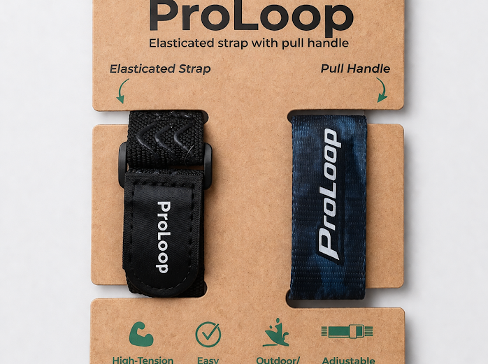 Proloop Elasticated bar strap - Gels - Time card