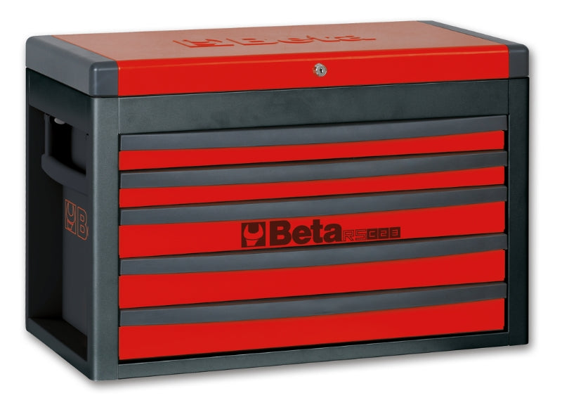 Portable Tool Chest with 5 Drawers and Centralized Lock - Beta Tools RSC23-O