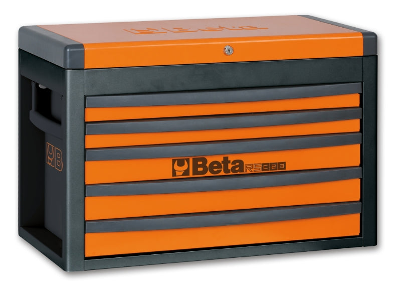 Portable Tool Chest with 5 Drawers and Centralized Lock - Beta Tools RSC23-O