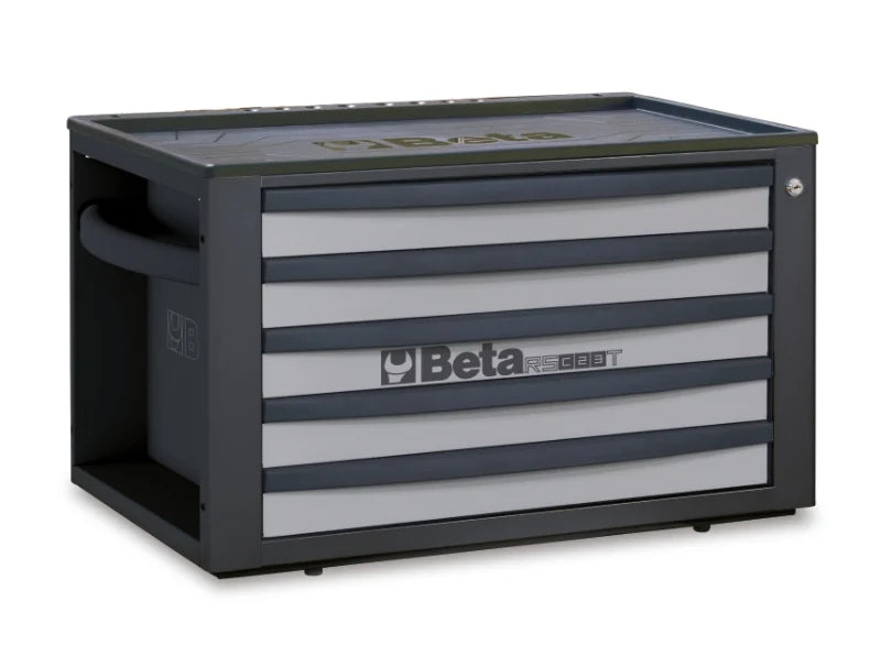 Portable Tool Chest with 5 Drawers and Centralized Lock - Beta Tools RSC23T-B