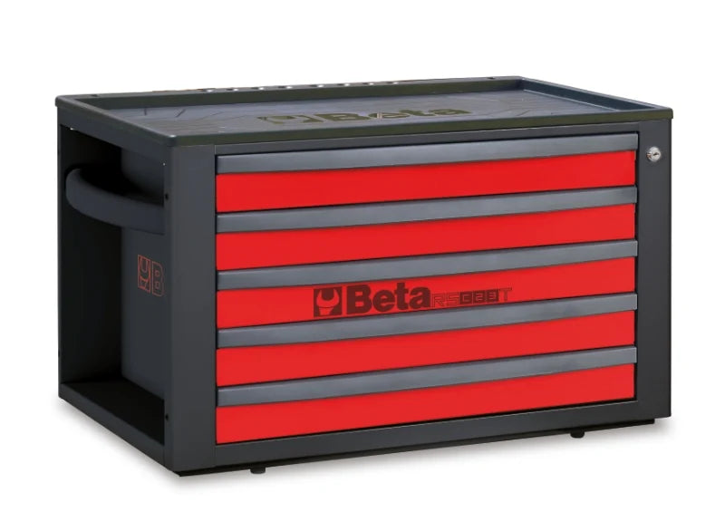 Portable Tool Chest with 5 Drawers and Centralized Lock - Beta Tools RSC23T-G
