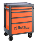 Mobile Roller Cab 5 Drawers Reinforced Worktop 800kg Capacity - Beta Tools RSC24/5-O