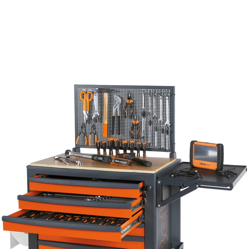 Mobile Roller Cab 8 Drawers Reinforced Worktop 800kg Capacity - Beta Tools RSC24/8-FO
