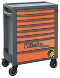 Mobile Roller Cab 8 Drawers Anti-Tilt System Reinforced Worktop 800kg Capacity - Beta Tools RSC24A/8-A