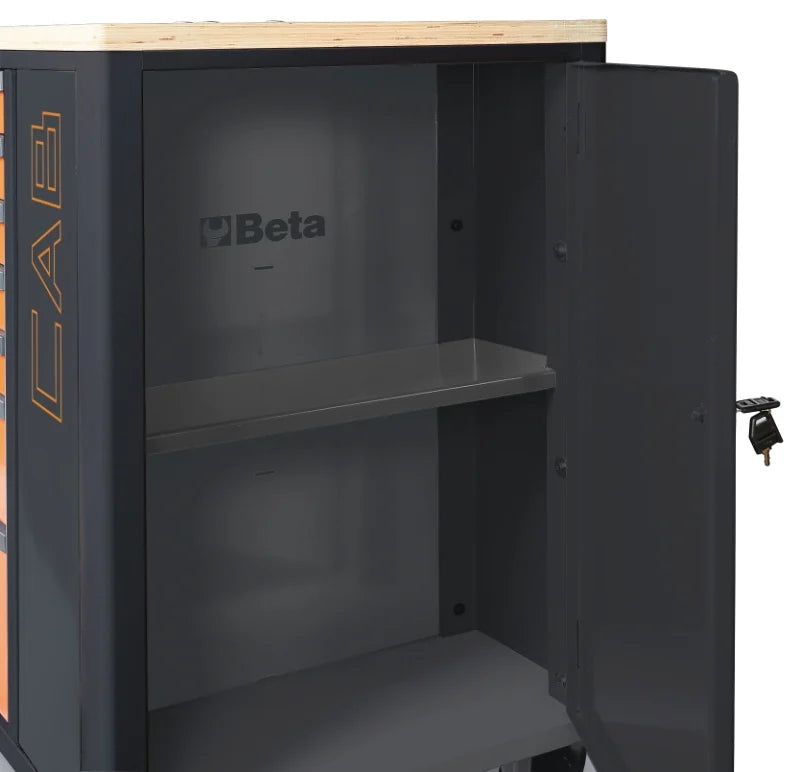 Mobile Roller Cab 7 Drawers Tool Cabinet 1100kg Capacity - Beta Tools RSC24L-CAB/O