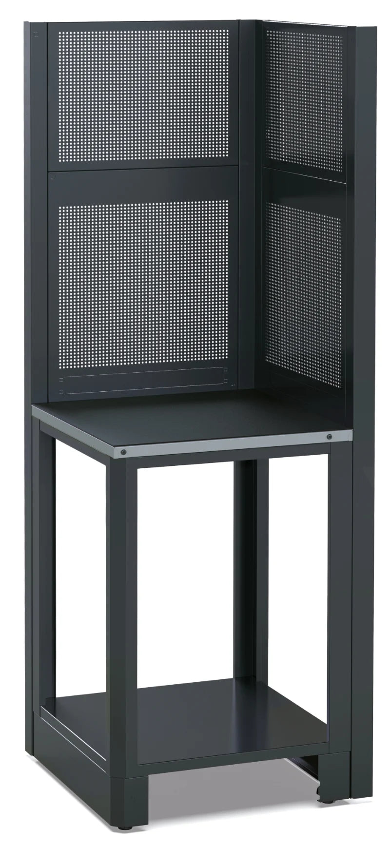 SELF-SUPPORTING CORNER WORKTOP UNIT BETA RSC50 AC-G 630X630MM PVC COATED 4 TOOL PANELS