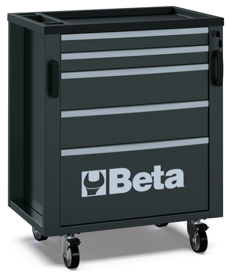 Mobile Roller Cabinet with 5 Drawers for RSC50, 588x367mm, Swivel Cast ...