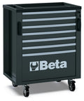 Mobile Roller Cabinet with 7 Drawers for RSC50, 588x367mm, Swivel Castors, Central Lock - BetaRSC50 RSC50 C7